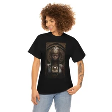 Bold Black Woman: AI Art Unisex Heavy Cotton Tee 46