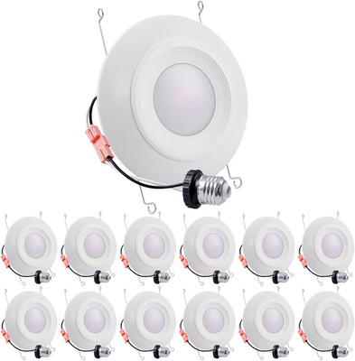 5/6 Inch LED Disk Light, 800LM Surface Flush Mount LED Ceiling Light, 9.5W 3000K