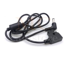D-Tap To DC Barrel Coiled Cable For Atomos DSLR Rig Power Monitor 40 in