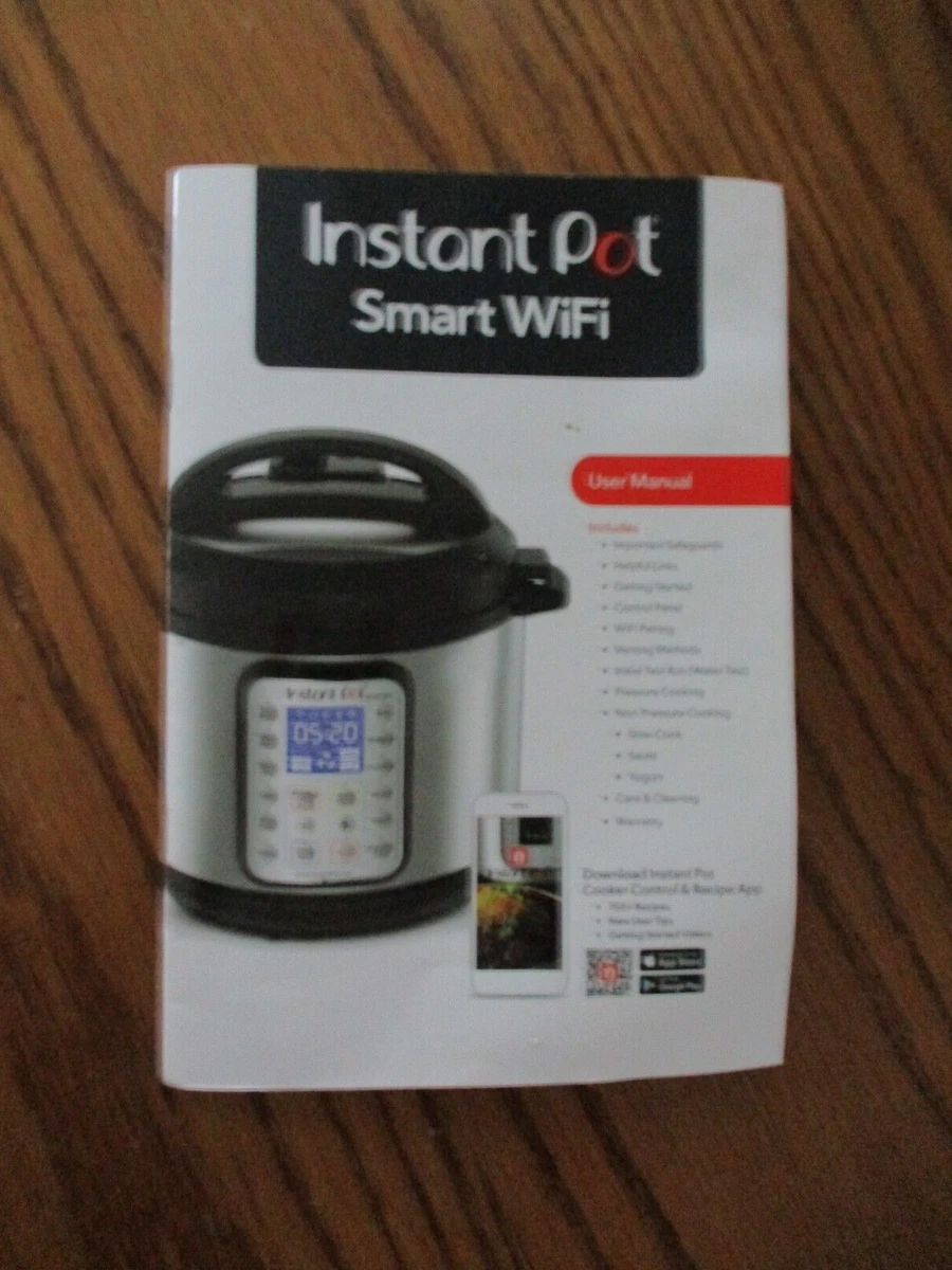 Original Instant Pot USER MANUAL for SMART WIFI