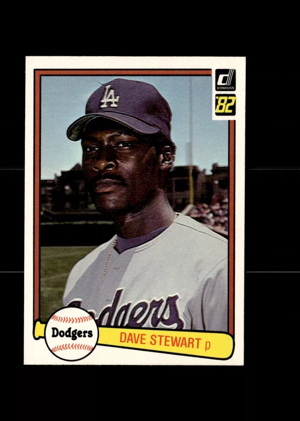 Dave Stewart trading card