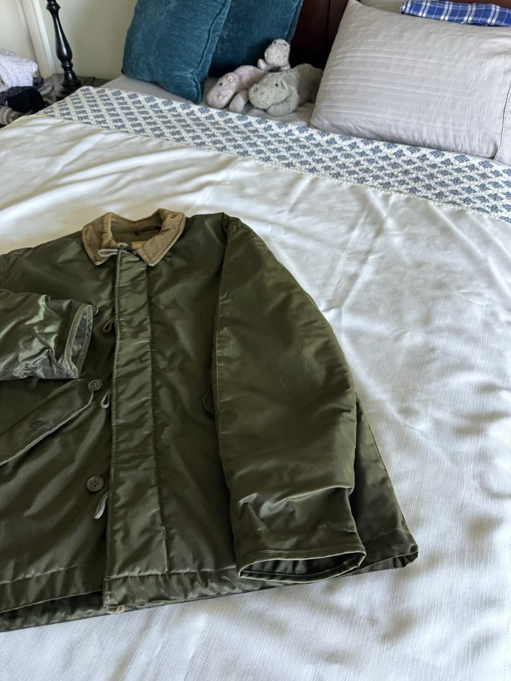 Chaqueta impermeable para clima frío extremo - GRANDE - Militar de EE. UU. - Cuello de pana Foto 4 de 4