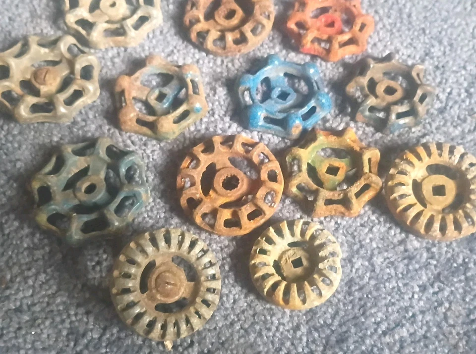 老式古董铁阀把手 (17) — 第 2/4 张图片