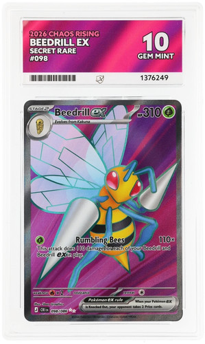 Beedrill ex graded ACE 10 for sale on eBay