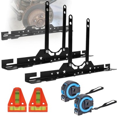 Heavy Duty Wheel Alignment Tool Kit Plates for Quick Front End Toe Check and