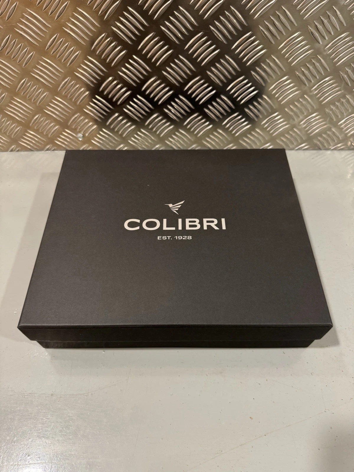 Colibri Quasar Cigar Ashtray Metallic Silver 10x8x2” Brand New In Box