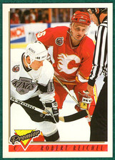 Robert Reichel - 1993-94 Topps Premier #404 - Calgary Flames Hockey Card