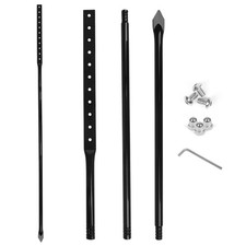 Heavy Duty Metal Thick Stake for Yard Signs, 51 Inches Long Metal Posts with ...