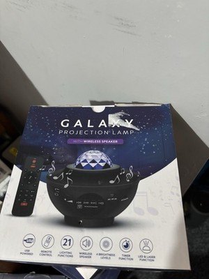 Sternenhimmel Projektor Licht USB Galaxy Star Nachtlampe LED mit Ozeanwelle Fernbedienung
