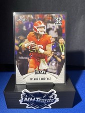 Trevor Lawrence 2021 Leaf Draft Rookie Base #01 Football Card. rookie card picture