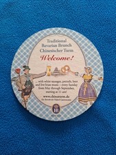 Bierdeckel Chinesischer Turm München - Hofbräuhaus