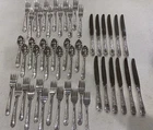 S. Kirk  &  Son Old Maryland Engraved Sterling Silver Flatware 48pc No Monogram