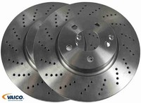 2X Bremsscheibe Vaico V30-80005 2 Bremsscheiben Vorderachse Vorne