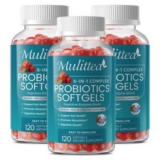 Probiotics Digestive Enzymes 120 Billion CFU Potency Immune Health 360 Capsules
