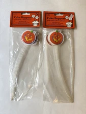 NEW Amscan Halloween Pumpkin JOL Cake Boppers Toppers Two 10-Piece Packages