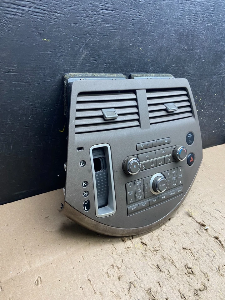 2007 to 2009 Nissan Quest Radio Shifter Climate Control Panel Bezel Oem T8970 DG - Image 3 of 4