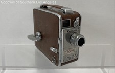 Vintage Keystone Riviera K-40 8mm Magazine Movie Camera Brown Cine Camera