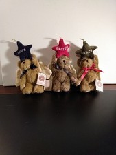 Lot Of 3 Boyds Bears BB Starcatcher Angel Bears Believe Peace Hope Plush 8"