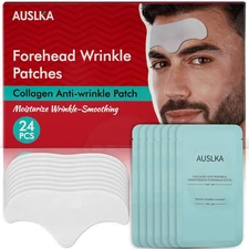 Men'S Forehead Wrinkle Patches 24Pcs,Anti-Wrinkle Facial Treatment,Smooth Fine L