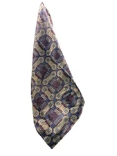 Park Imports India Cotton Woven 34” X 40” Lap Throw Blanket Blue Tan Maroon READ