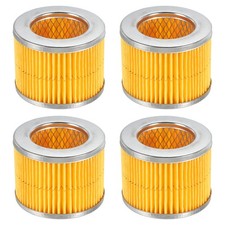 4pcs 2.6x2 Inch Air Compressor Intake Paper Filter Elements Replacement Yellow 4pcs 2.6x2 Inch Air Compressor Intake Paper Filter Elements Replacement Yellow