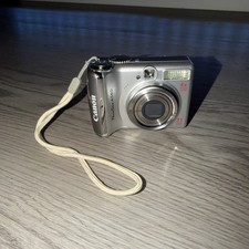 Canon PowerShot A560 7.1MP Digital Camera Silver Parts Repair Corrosion