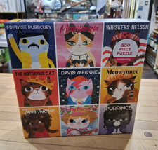 Music Cats 500 Piece Puzzle Pop Culture Parody Cat Portraits