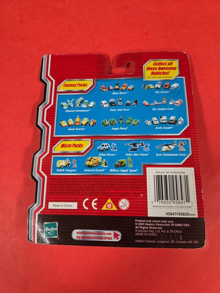 Veículos militares Hasbro Micro Machines Mission Unit Alpha Future Strike - Imagem 2 de 2