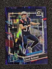 2023 Donruss Optic Purple Shock #273 Chad Ryland Rookie New England Patriots