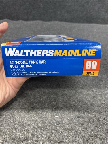 Walthers Mainline 910-1135 36’ Three Dome GULF Tank Car RTR (WL042826-06) | Zustand: New