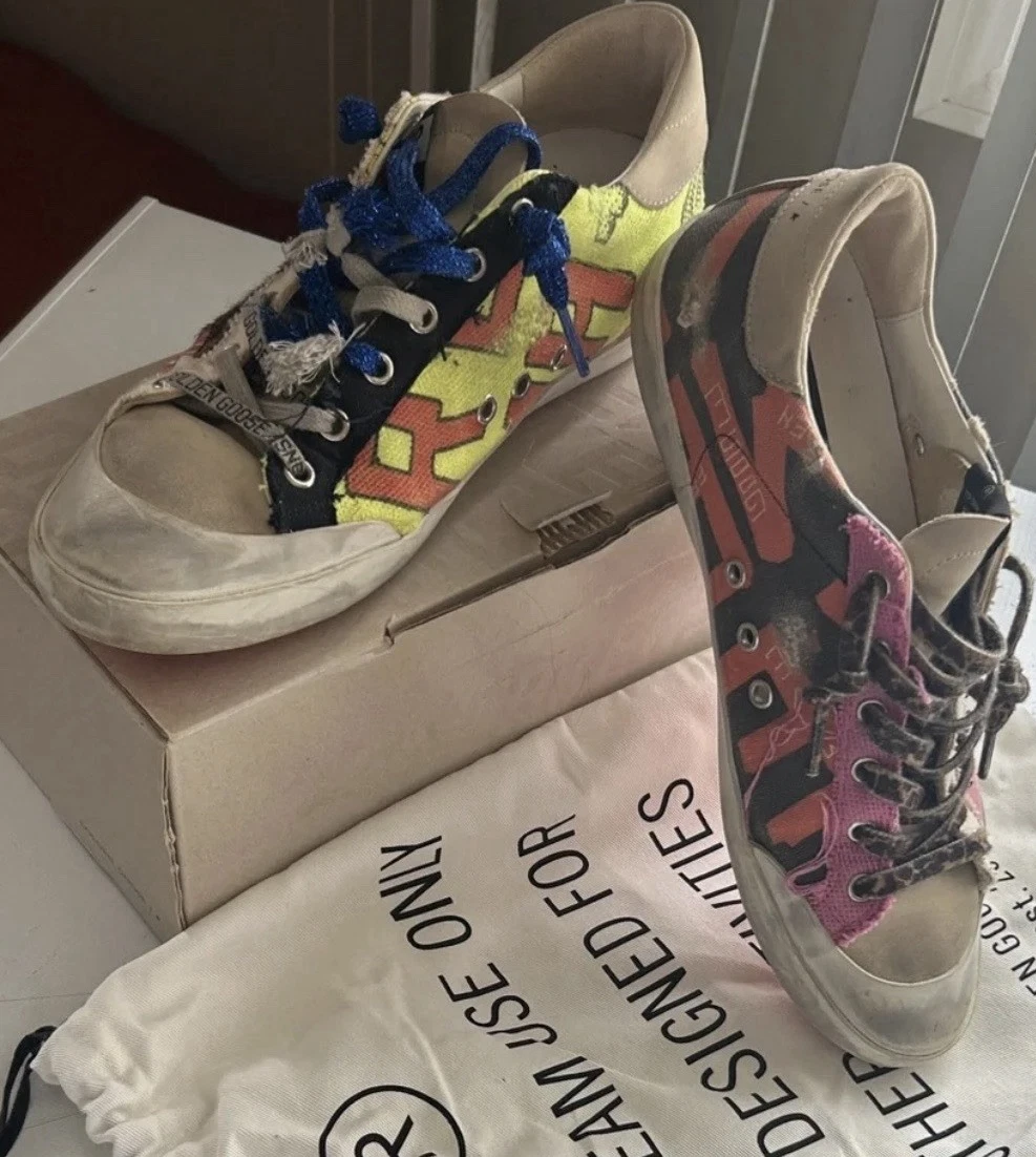 Golden Goose Super-Star Low Top Multicolor for sale | eBay