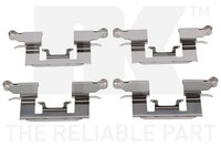 ZubehöRsatz Scheibenbremsbelag NK 79321772 FüR Mazda Ford Daihatsu Suzuki Fiesta