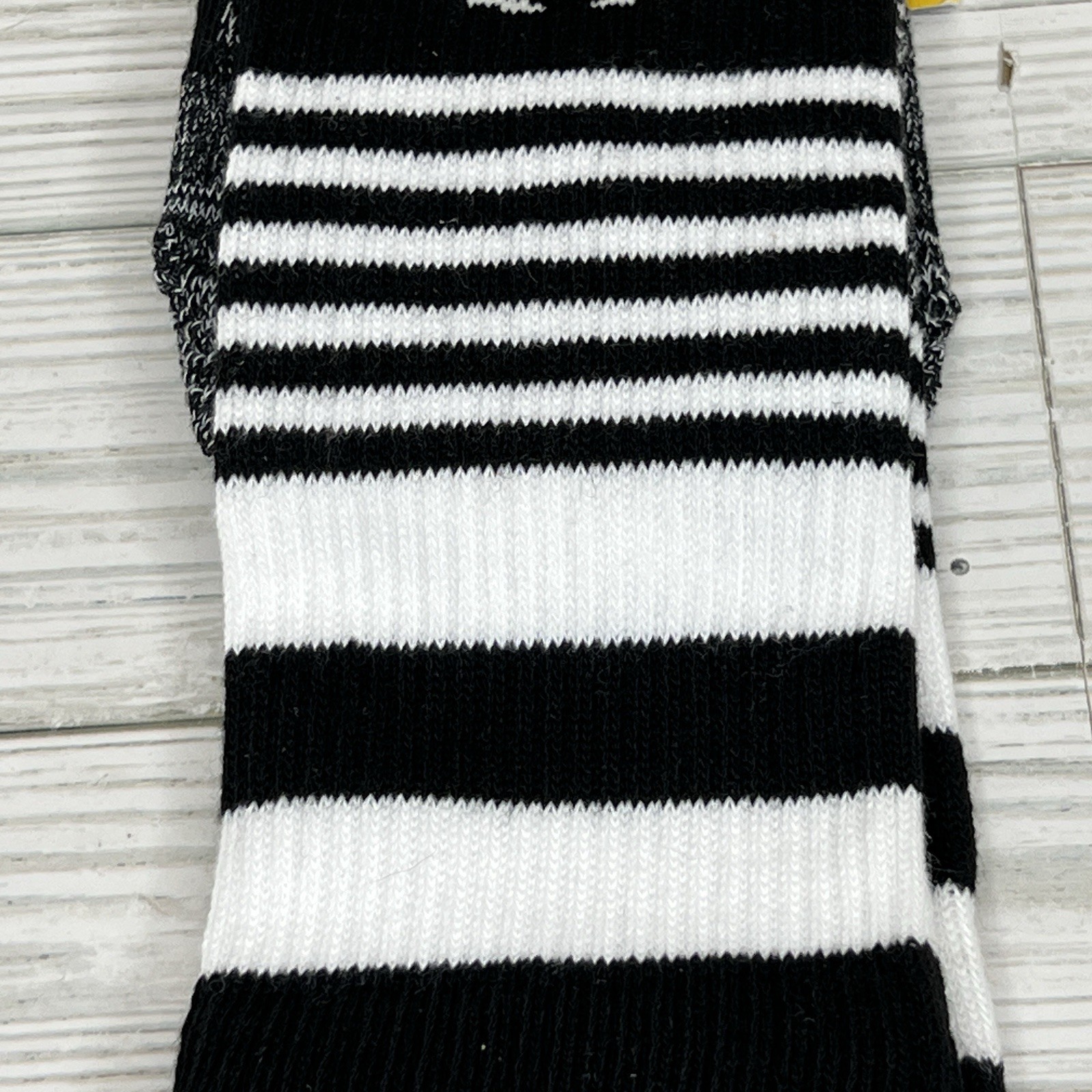 NEW EvoShield Throwback Game Socks Great For Baseball Softball Black White Med