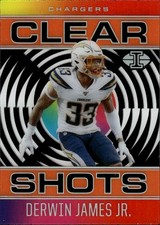 2021 Panini Illusions Derwin James Jr. #CS-6 Clear Shots Orange Los Angeles 2N
