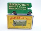 VINTAGE MATCHBOX LESNEY No.46b PICKFORDS REMOVAL VAN IN ORIGINAL BOX 1960
