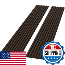 Roomtec 2 Pack Acoustic Solid Wood Wall Panels 94.49 X 12.6 Soundproof Wall
