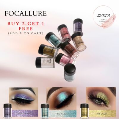 Focallure, Loose Glitter Pigments, Eye Shadow