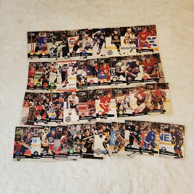 Vintage 1990's Mixed Lot of 42 NHL National Hockey League Sports Trading Cards
