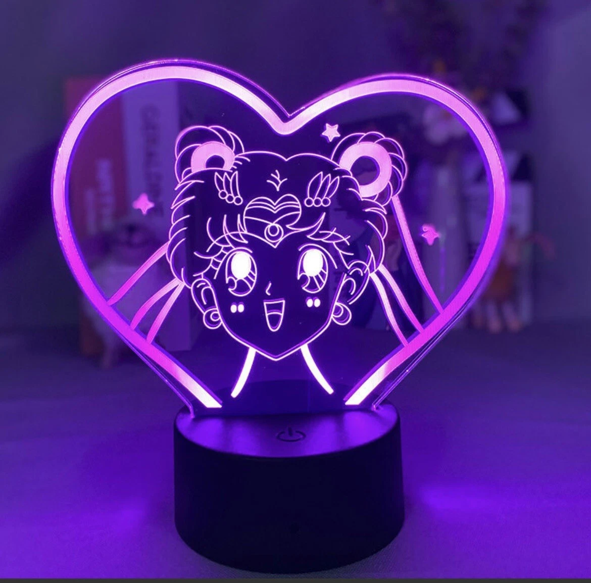 Sailor Moon LED Light Color Changed Night 3D Lights Lamp Decor US STOCK SHIPPING
