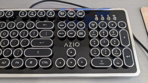 Azio Corp - MK Retro - 01 - Typewriter Style Mechanical Keyboard - (Great Cond) - Picture 2 of 6