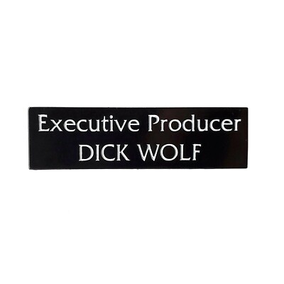 Executive Producer Dick Wolf Law & Order Heady Enamel Festival Hat and Lapel Pin