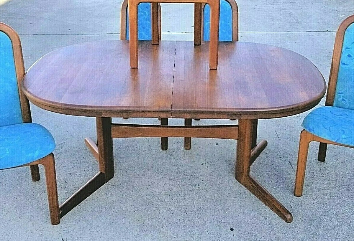 MCM Vintage Dining Table ONLY Solid Teak Denmark 1960 s by SKOVBY M BELFABRIK