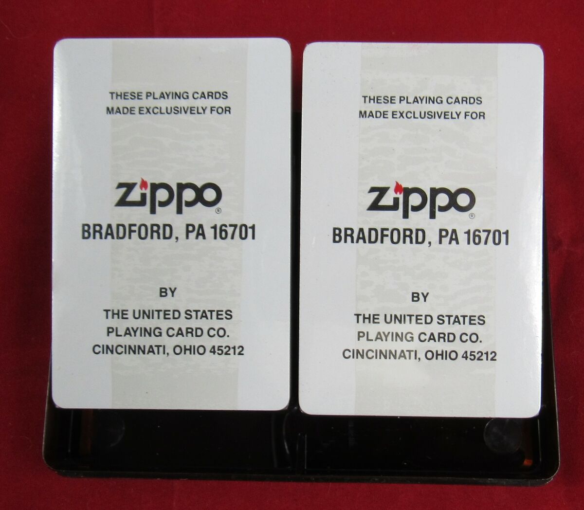 WPT Zippo LIGHTER PLAYING CARDS OHIO