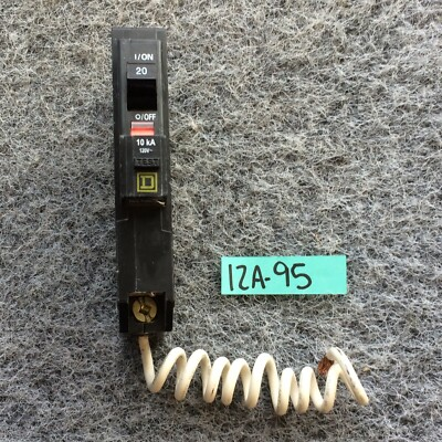#ad NEW TAKEOUT SQUARE D QOB120GFI Plug On GFI QWIK GARD CIRCUIT BREAKER $38.65