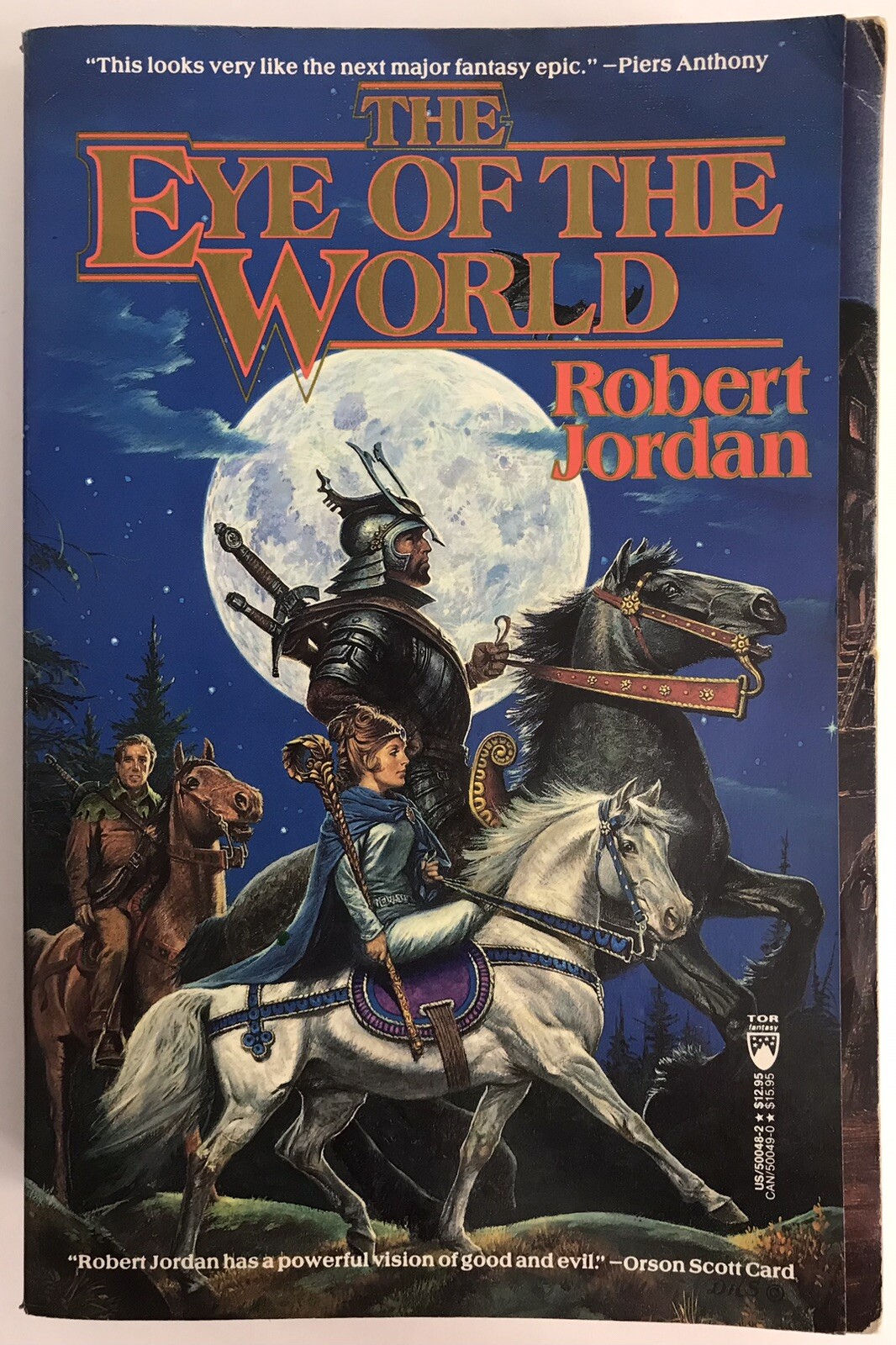 EYE OF THE WORLD 1ST EDITION ROBERT JORDAN Paperback Book READ