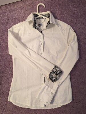 Royal Highness Show Shirts - White, Silver, Black Size Medium
