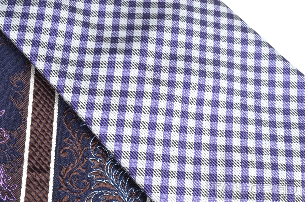 LOT of 3 Santorelli Hilburn Saks Fift Geometric 100 Silk Mens Luxury