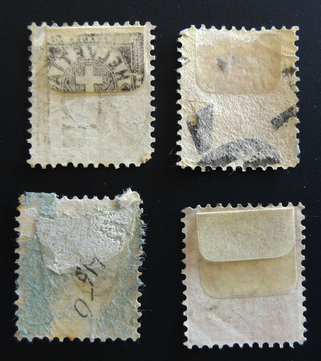 SWITZERLAND 69, 71-73 NUMERAL STAMPS USED (SEE DESCRIPTION