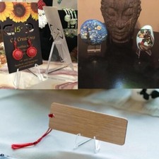 Clear Acrylic Coin Display Stand Holder Rack Small Easel for Commemorative Card
