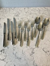 Oneida OCEANIC Set of 12 Stainless By Oneida Ltd. USA Made Flatware